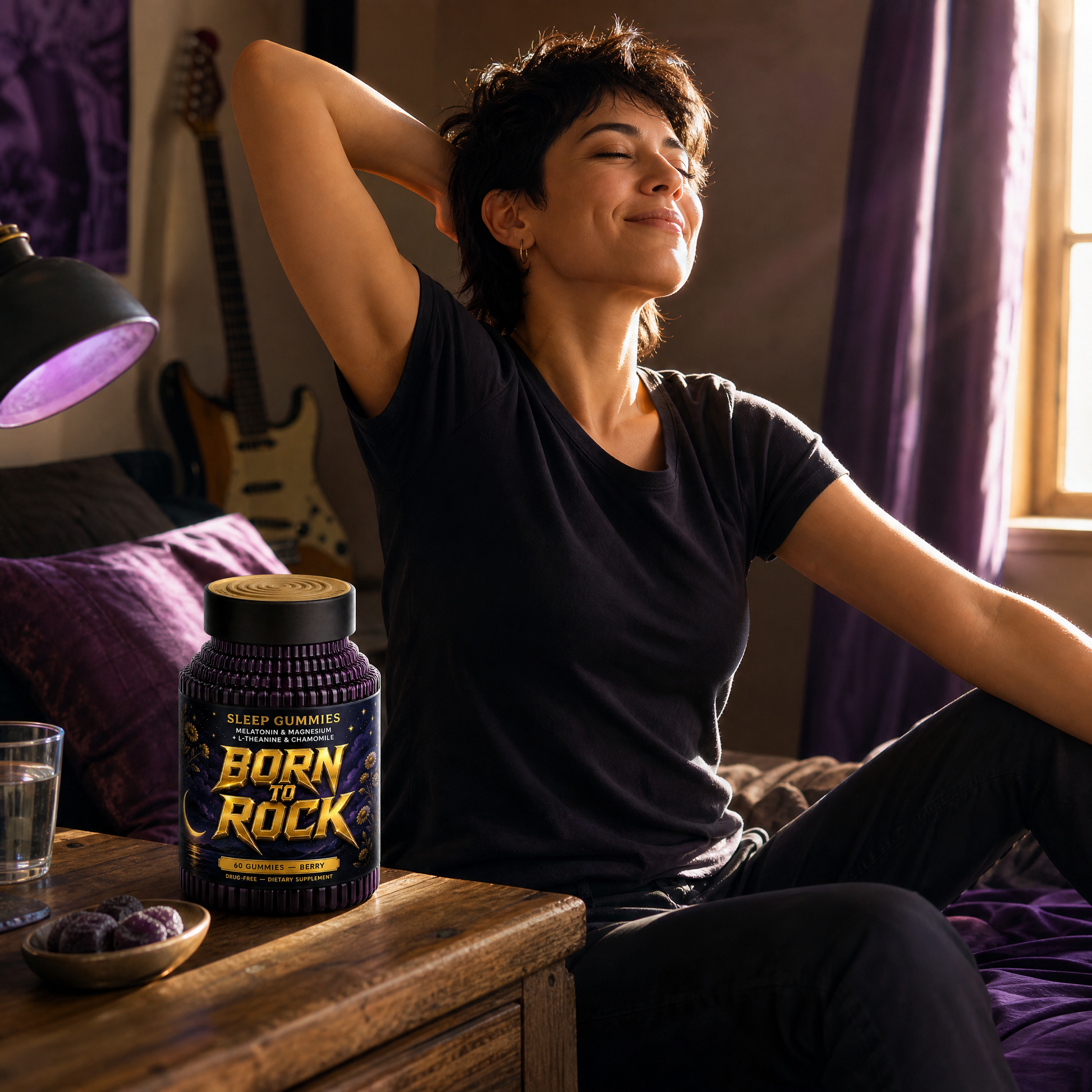 Born to Rock sleep gummies — b07 Mornings Without the Melatonin Hangover