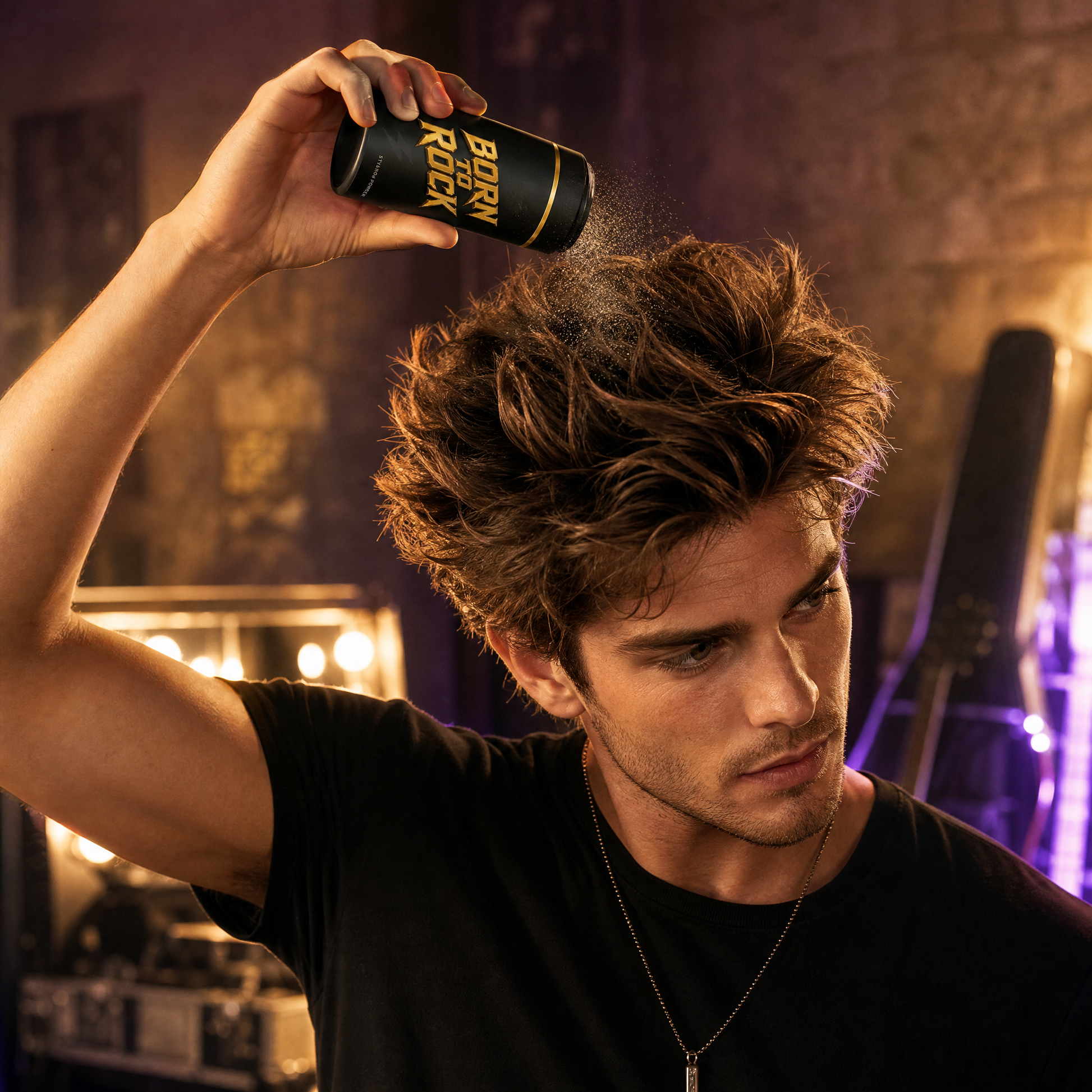 Born to Rock styling powder — b01 Volume and Texture in One Sprinkle