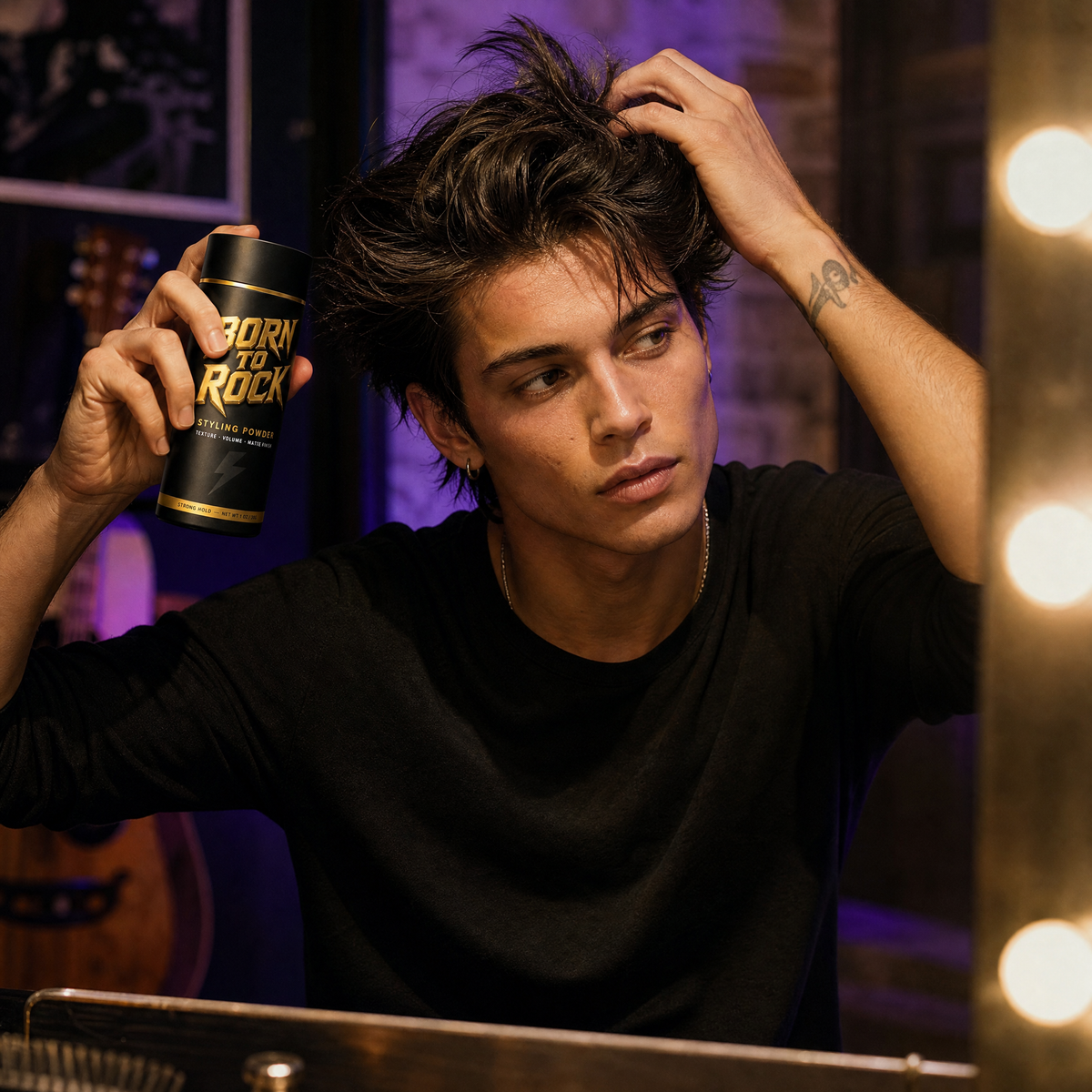 Born to Rock styling powder — b02 Looks Like Great Hair, Not Like Product