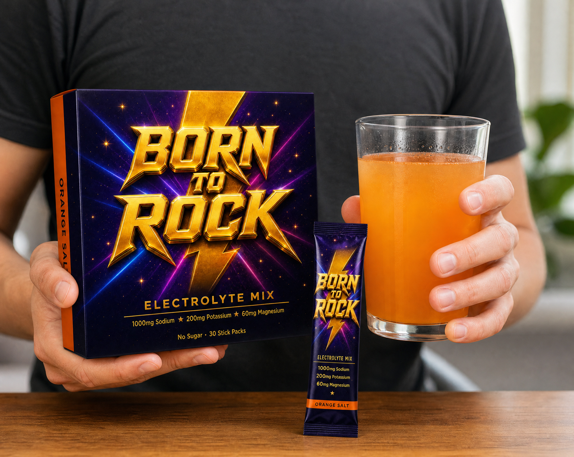 Electrolyte Mix in hand
