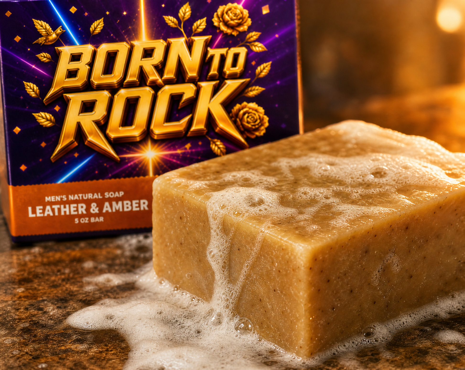 Bar Soap lather macro