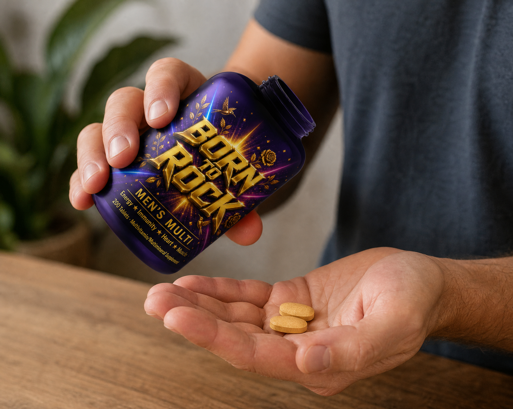 Men's Multi in hand