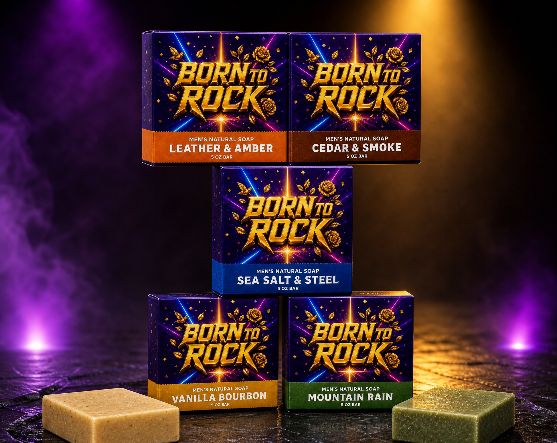 Bar Soap 5-scent lineup