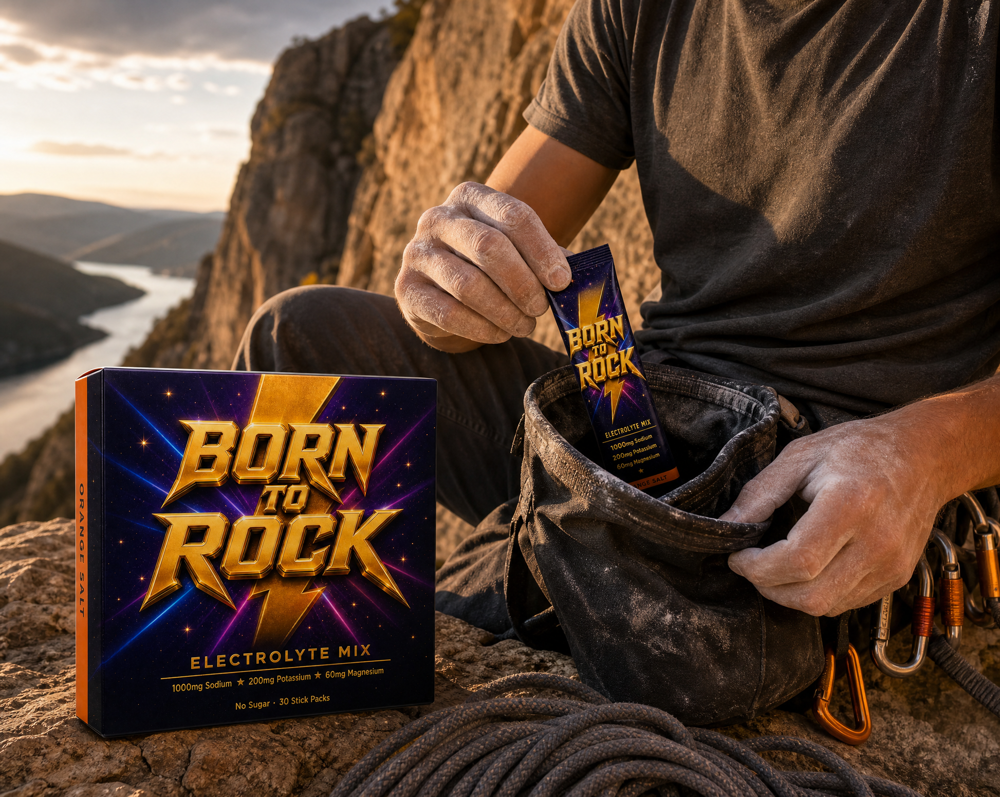 Electrolyte Mix outdoors