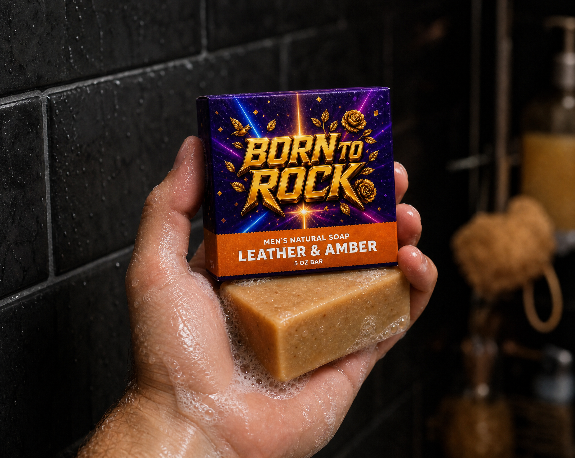 Bar Soap in hand