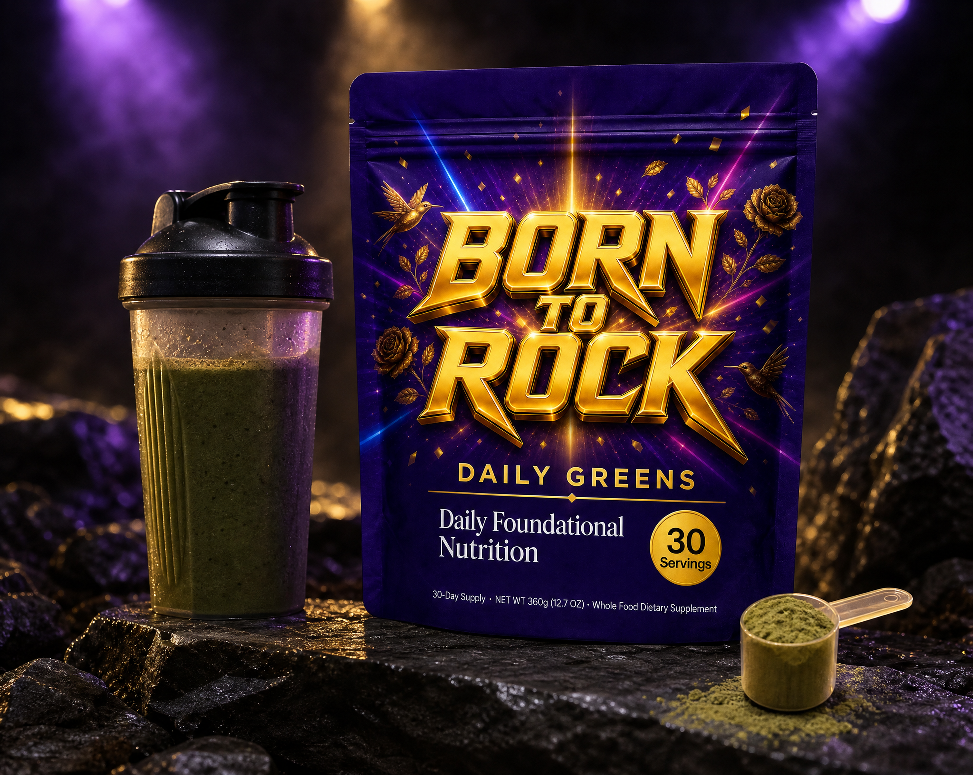 Daily Greens with shaker lineup