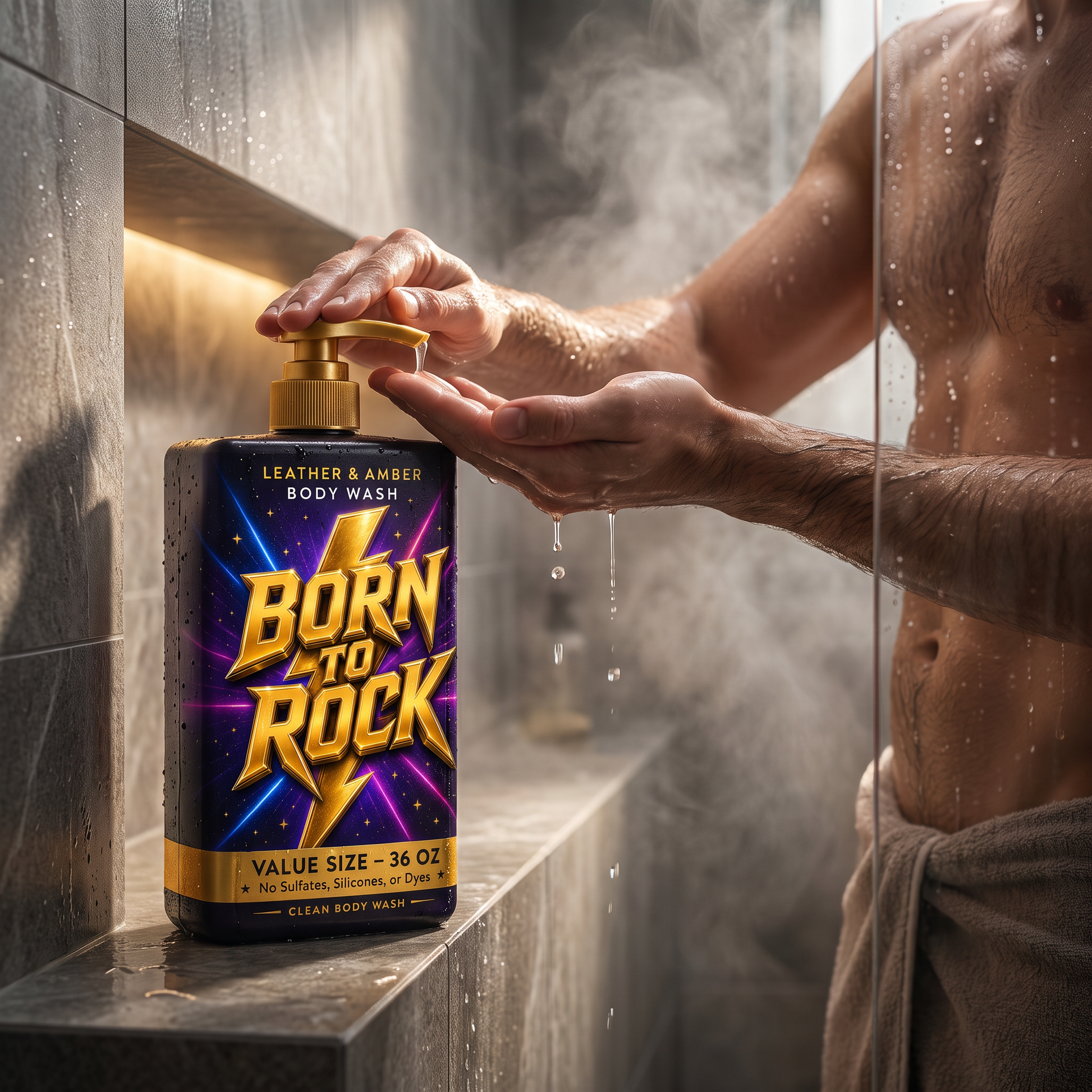Body Wash shower lifestyle