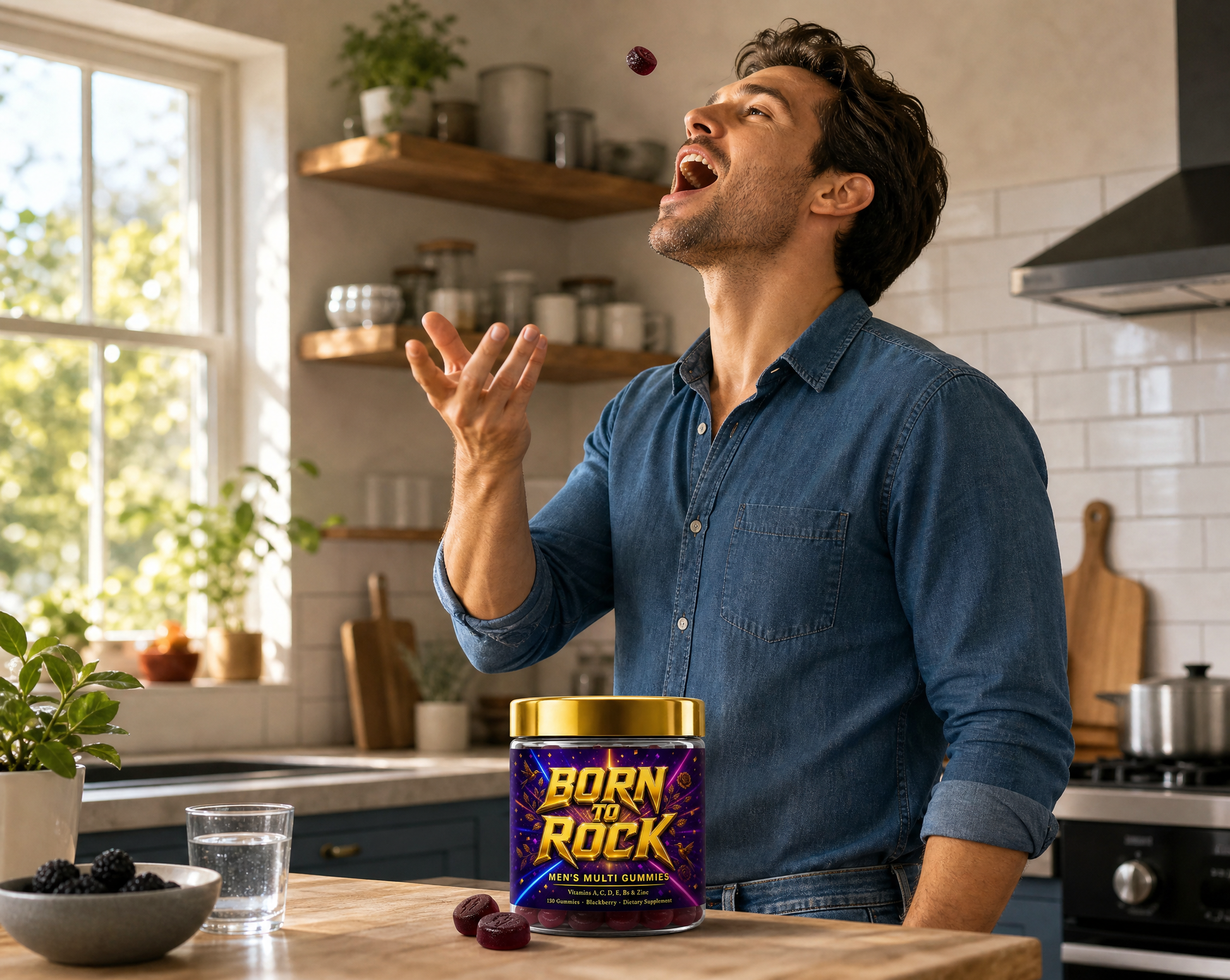 Men's Multi Gummies morning routine