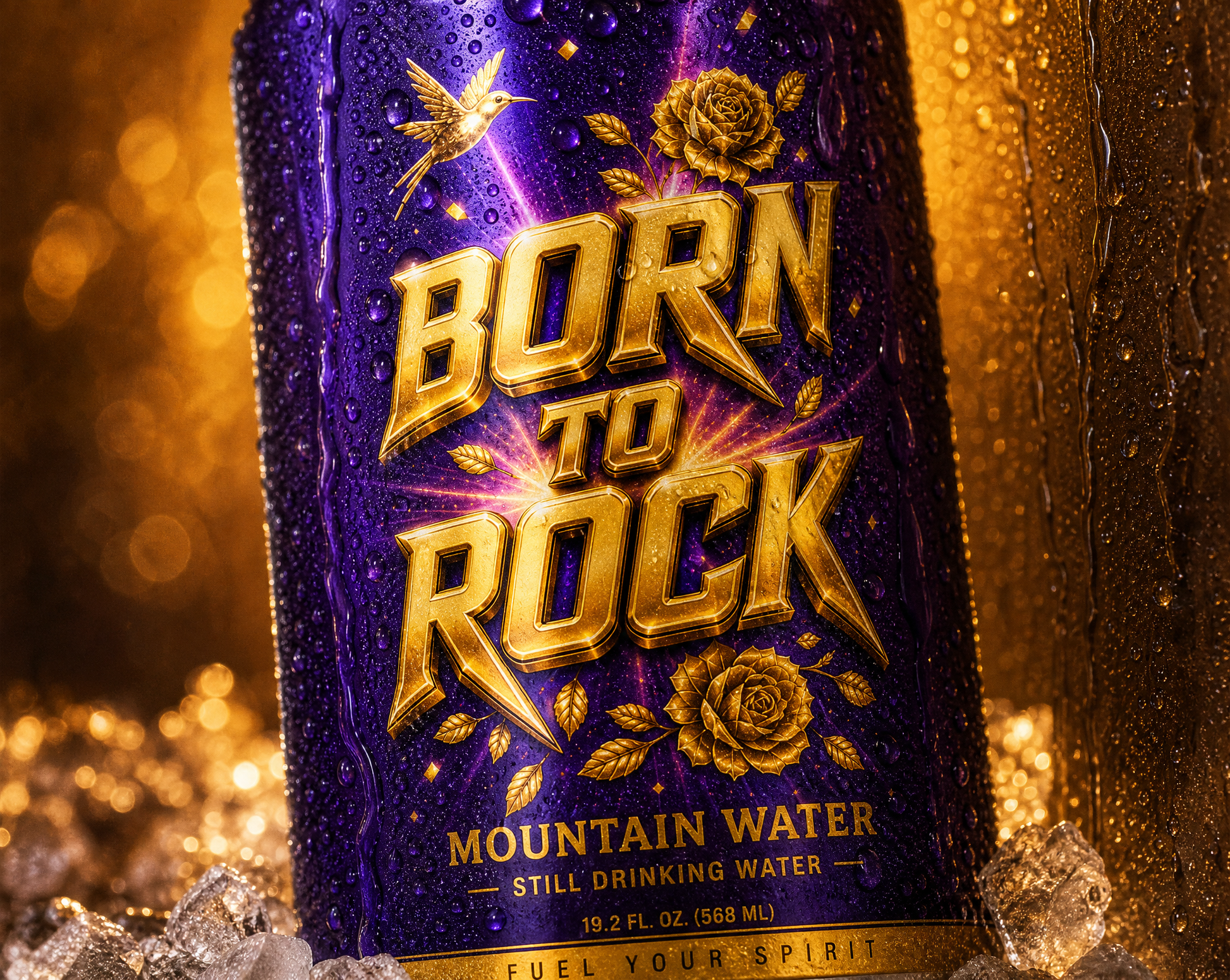 Mountain Water can macro