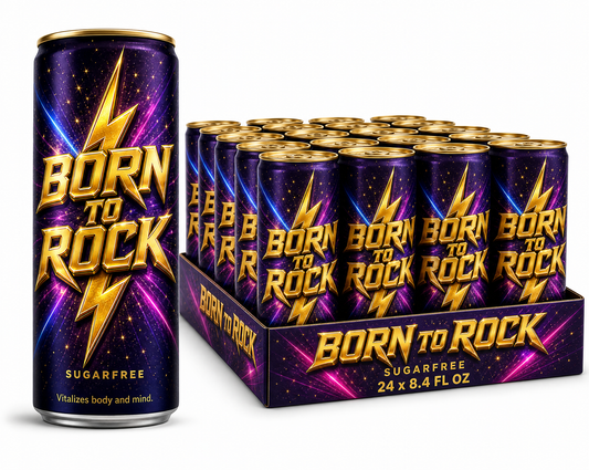 Born to Rock Energy Sugarfree 24-pack hero