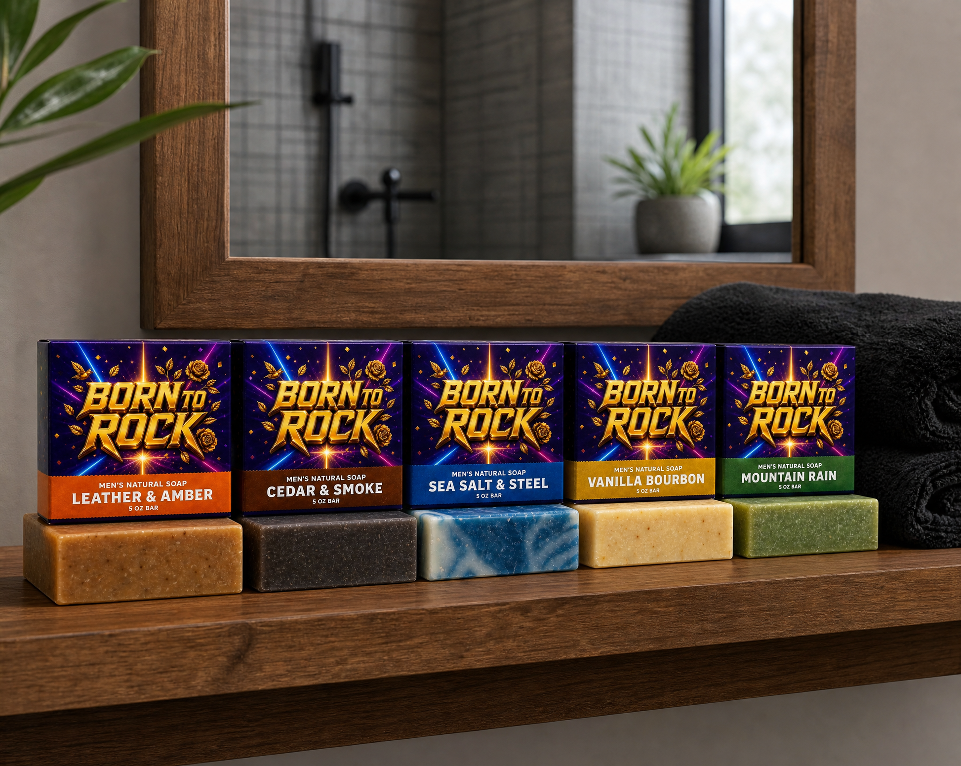 Bar Soap shelf lineup lifestyle