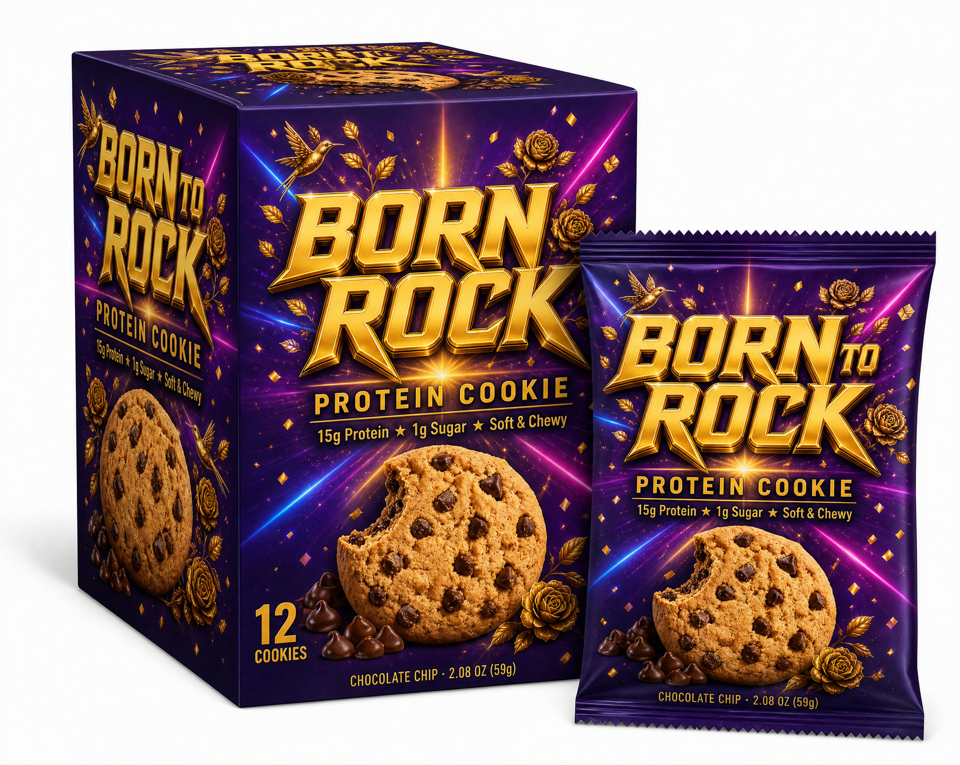 Born to Rock Protein Cookie hero