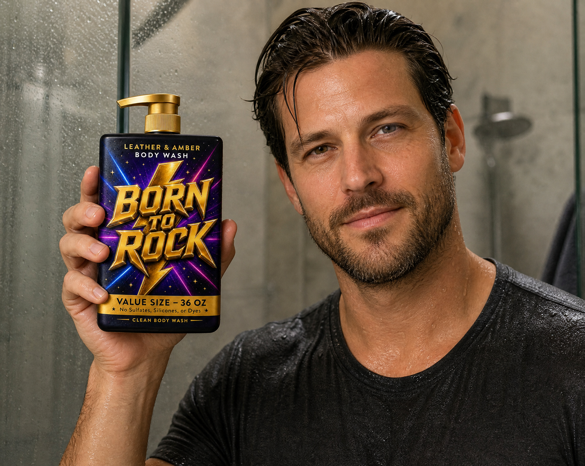 Body Wash in hand