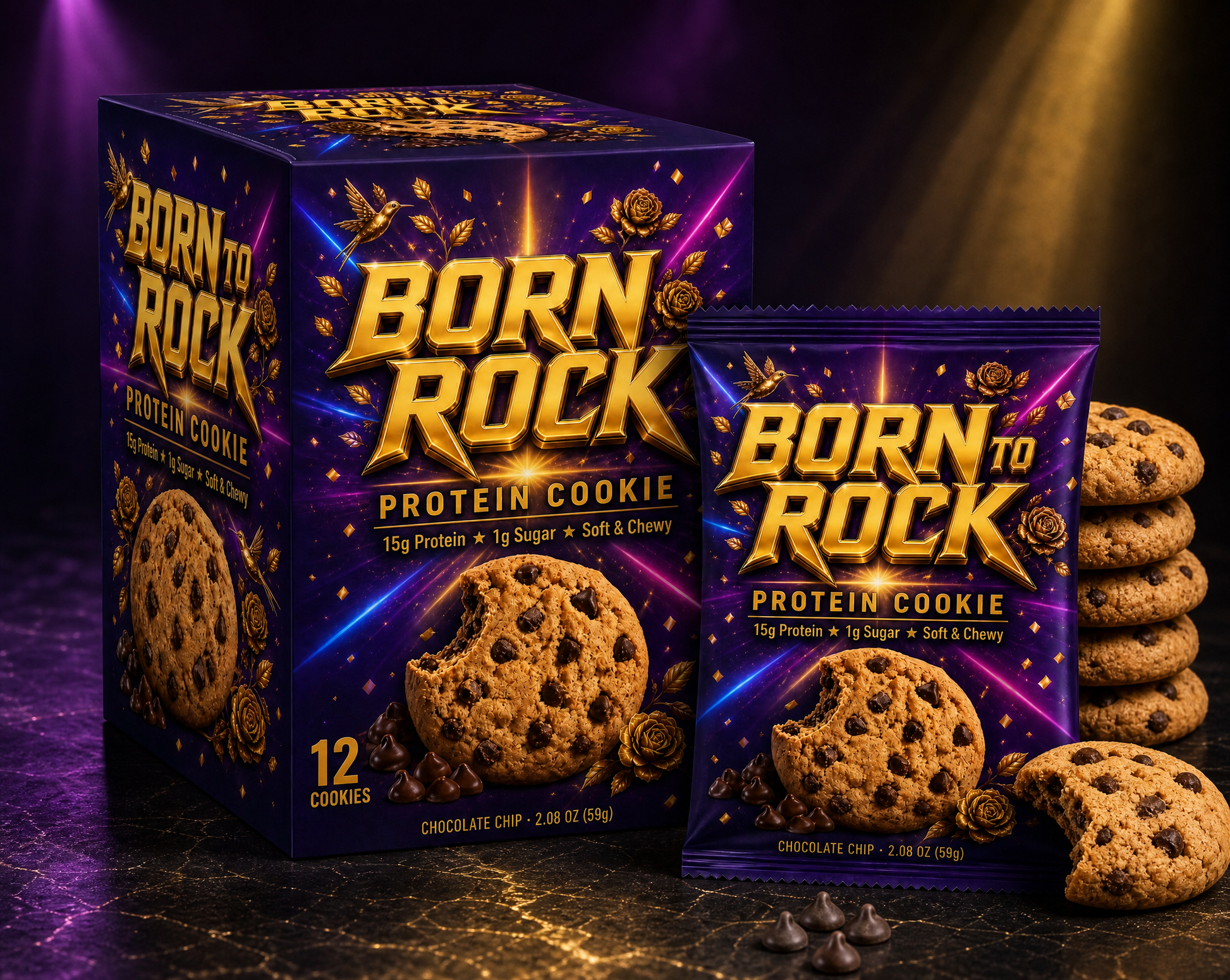 Protein Cookie 12-count lineup